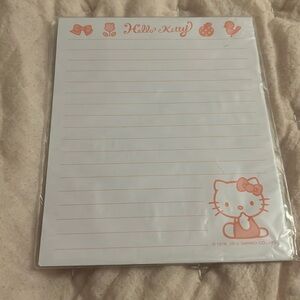 Hello Kitty White Notepad